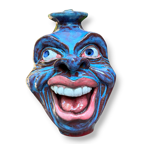 Savannah Reddish 7.5" You're So Funny Face Jug DP6268 SOLD